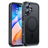 Magnetic For Iphone 16 Case, [Compatible With Magsafe] Military-Grade Shockproof Protection For I Phone 16 Case [Anti-Yellowing] Pocket Friendly For Iphone 16 Phone Case 6.1”,Black