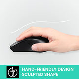 Perixx PERIMICE-621B Wireless Mouse - Silent Click with Ergo Design - Compatib