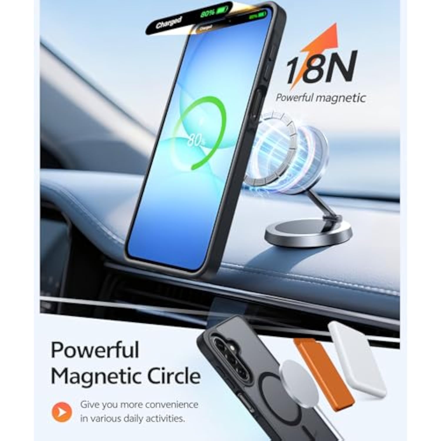 Galaxy A17/A16 5G Phone Case with Magsafe Compatibility and Screen Protector