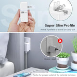 3-Pack Usb C Charger Block, Flat Usb C Charger, 40W 4-Port Pd3.0 Slim Fast Charging Block With Foldable Plug Type C Power Adapter Brick For Iphone 15/14/11/12/13 Pro/Max, Ipad, Samsung Galaxy