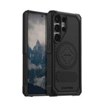 ROKFORM Rugged Case Compatible with Galaxy S25 Ultra, Magnetic Cover with Screw Lock Drop-Tested Armor (Black)