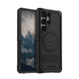 ROKFORM Rugged Case Compatible with Galaxy S25 Ultra, Magnetic Cover with Screw Lock Drop-Tested Armor (Black)