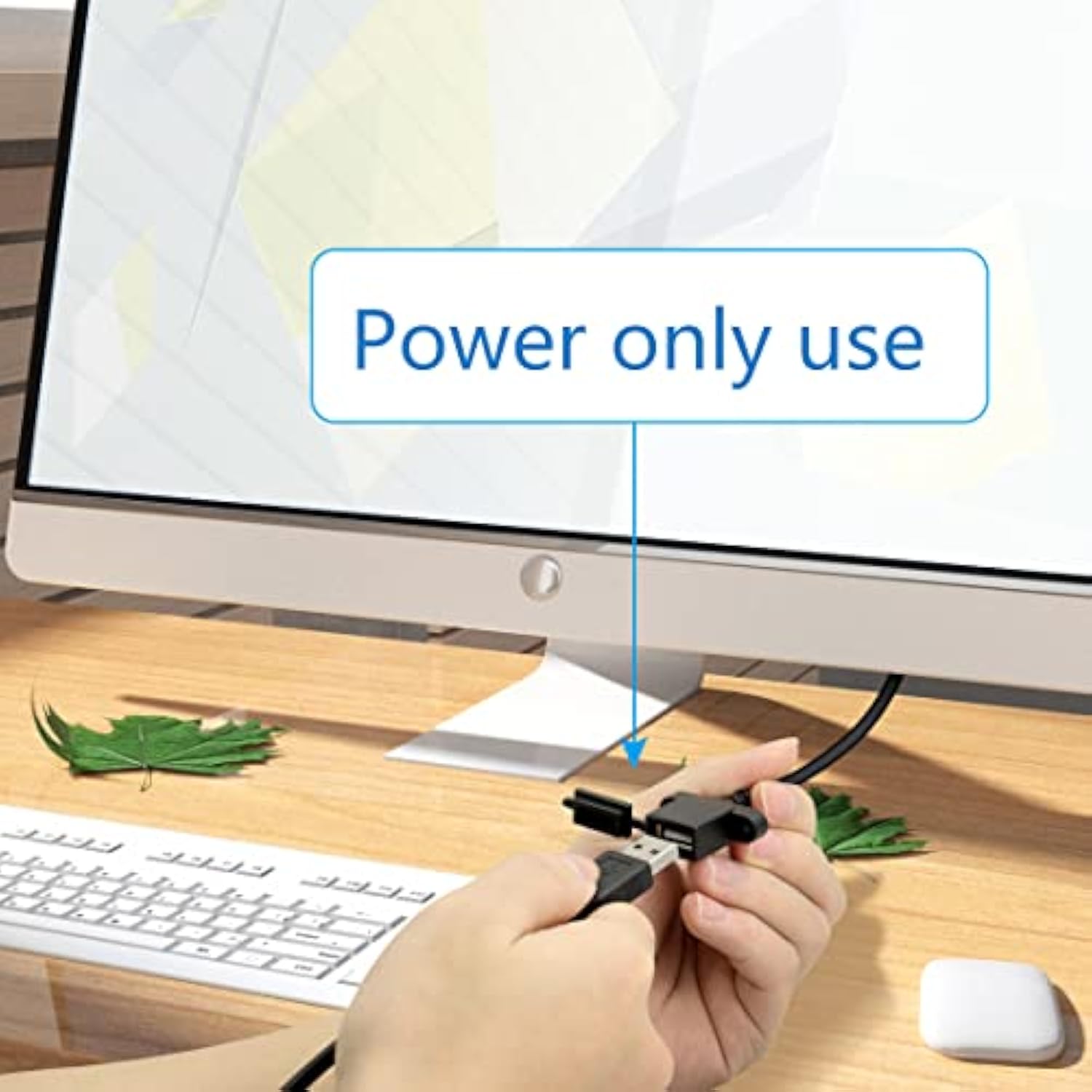2Pcs Usb Female Plug 2Pin Bare Wire,Usb Power Data Cable With Dust Cap Diy Pig
