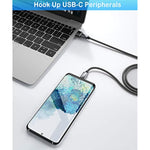 Usb To Usb C Adapter 4 Pack,Usbc Female To A Male Car Charger,Type C Converter For Iphone 16 16E Pro Max,15 14 13 12 Plus, Watch,Airpods,Compatible For Nintendo Switch,Samsung Galaxy S25