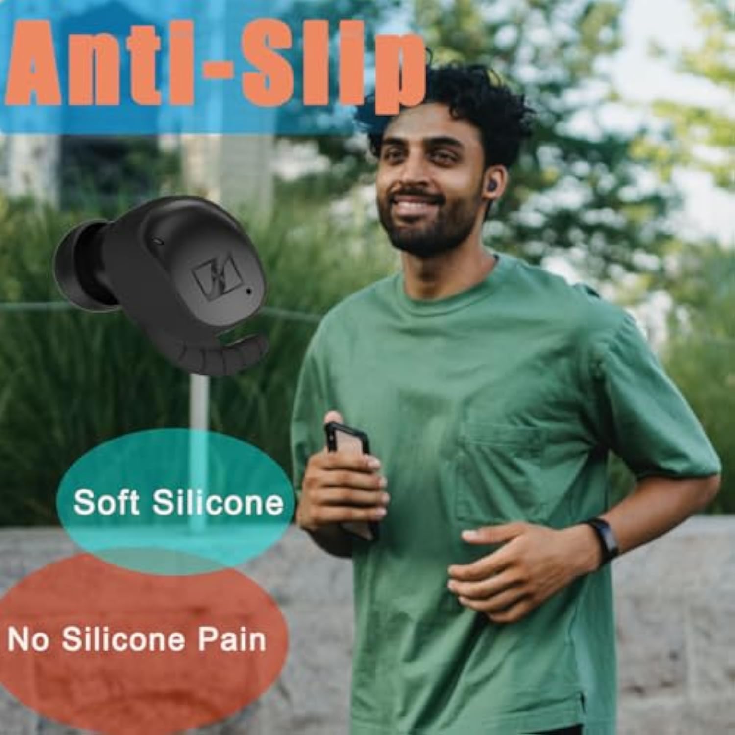 5 Pairs Sport Ear Cover For Sennheiser Momentum True Wireless 3 Ear Hook Anti-Slip Earbuds Cover - Fit In Sennheiser Momentum 3 Case