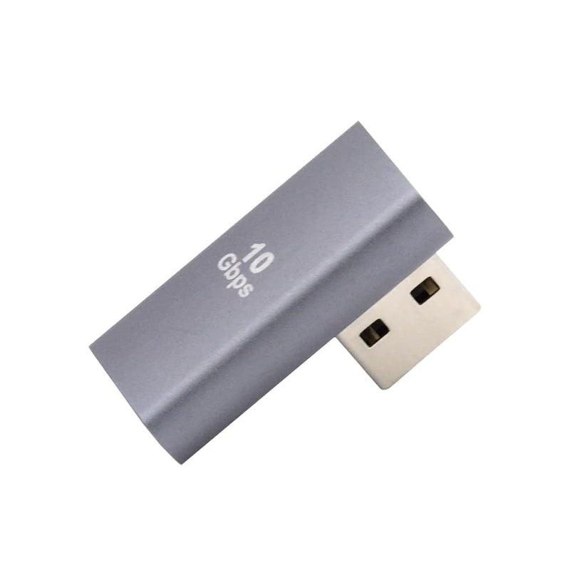 10Gbps Usb3.0 Male To Female Extension Power Data Video Adapter Low Profile 90