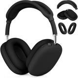 Silicone Case For Airpods Max - Anti-Scratch Ear Pad, Ear Cups, And Headband Cover - Soft Protector Accessories For Apple Airpods Max (Black)