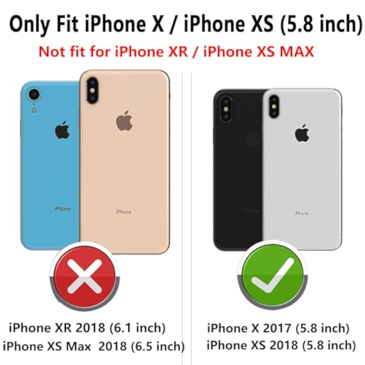 For Iphone X Case,Iphone Xs Case,With Slide Camera Cover Hd Screen Protector,[Camera Protection] [Magnetic Rotate Kickstand] Military Grade Shockproof Heavy Duty Protective Cover-Black