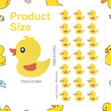 8Pcs Duck Garland Banner, Double Sided Cute Rubber Duck Banner Photo Backdrop Flag Perfect Birthday Themed Party Favors Hanging Decorations And Photo Booth Props (Yellow)