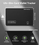 Wallet Tracker Slim Card 0.094In Bluetooth Tracker For Passport, Wallet, Work With Apple Find My App, Wireless Charging, Card Locator- Ios Only [Apple Mfi Certified] - 2Pcs In 1 Box