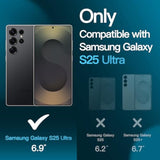 JETech Screen Protector for Samsung Galaxy S25 Ultra 5G, Tempered Glass Film, Fingerprint ID Compatible, HD Clear, 3-Pack