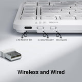 J1 Low-Profile Wireless Mechanical Keyboard - Qmk/Via Rgb Backlit, 2.4G/Bluetooth/Usb-C Triple Mode, 75% Layout Pbt Keycaps, Brown Tactile Switch, Mac/Win/Linux Compatible - Black