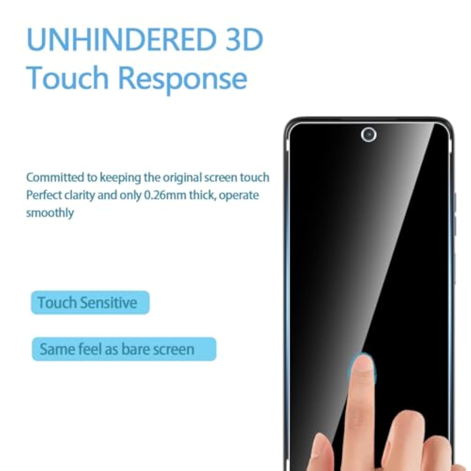 3-Pack Tempered Glass Screen Protector for Moto G 2025 Anti-Scratch 9H