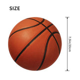 Basketball Round Mouse Pad Premium Textured Mouse Mat Washable Mousepads With Extended Stitched Edges Non Slip Rubber Base Small Mousepad 7.9 * 7.9 * 0.12 Inches