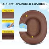 Replacement Ear Cushions For Sony Mdr-7506 Mdr-V6 Mdr-V7 Mdr-Cd900St Monitor Headphones, Ear Cushions Are Made Of Soft Protein Leather, Added Thickness(Brown)