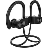 Bluetooth Headphones V5.0,Running Headphones W/16 Hrs Playtime, Bass+ Hd Stereo Wireless Sports Earphones W/Ipx7 Waterproof Earbuds In Ear For Workout, Gym W/Cvc6.0 Noise Cancelling Mic Black
