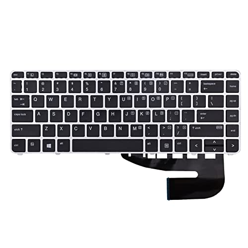 Keyboard Replacement Without Backlight Compatible With Hp Elitebook 745 G3 745 G4 840 G3 840 G4 And Zbook 14U G4 Series Laptop 821177-001 836307-001 819876-001 836308-001