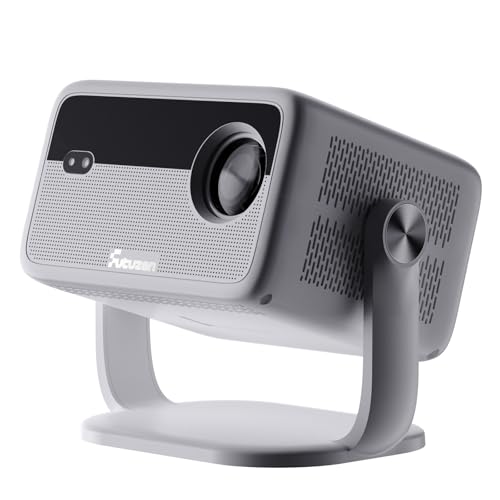 [500+Apps/600 Ansi/Voice Control] Projector With Apps Wifi And Bluetooth ,Smart Projector Support 4K Native 1080P With Apps Built In,360° Rotation & 150"Display Projectors For Bedroom Outdoor