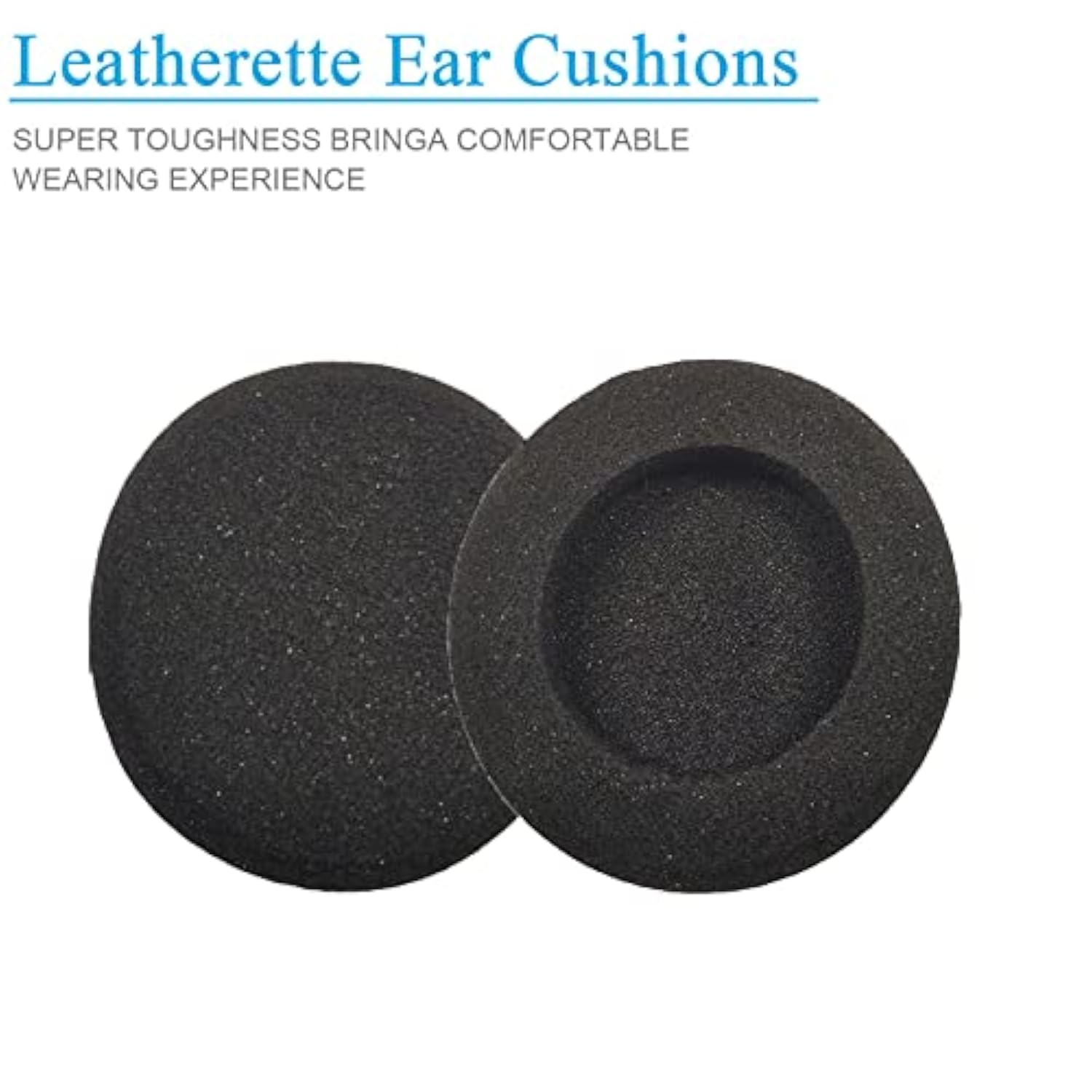 Ear Cushions Foam Replacement For Plantronics Supra Plus Encore And Most Standard Size Office Telephone Headsets H251 H251N H261 H261N H351 H351N H361 H361N (4 Pack)(Bec-Fm4)