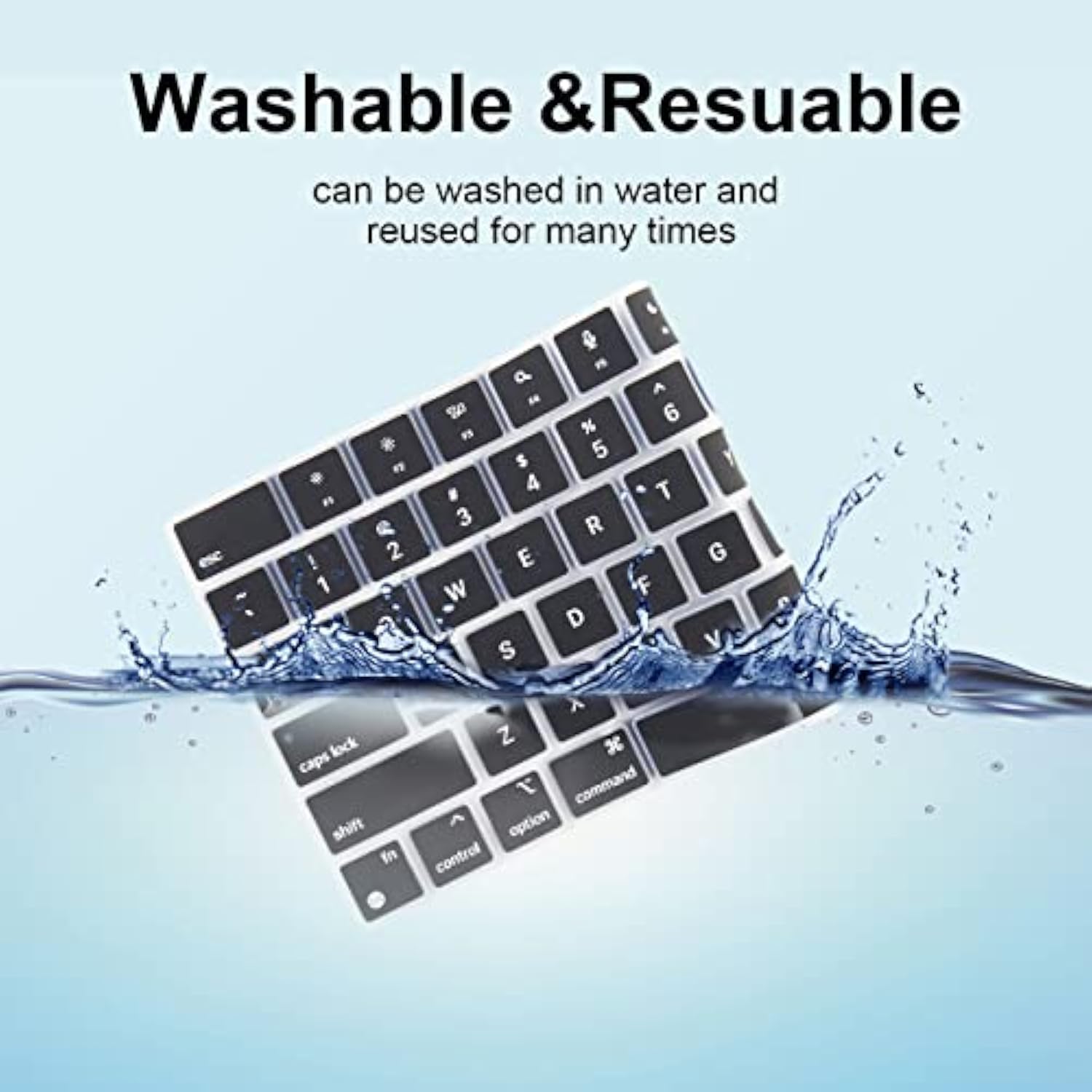 Silicone Keyboard Cover For 2023 Macbook Air 13.6 15.3 Inch A2681 A2941/Macboo