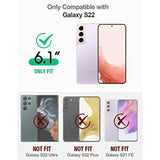 Guardian Case For Samsung Galaxy S22 5G 6.1" (2022) [6Ft Mil-Grade Drop Tested], Built-In Screen Protector Work With Fingerprint Id, Full Body Rugged Shockproof Cover Case, Pink/Clear