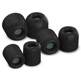 Sport Pro Sx-400 Memory Foam Earphone Tips With Sweatguard, Secure Fit Replacement Earbud Tips For Active Lifestyle (S/M/L, 3 Pairs)