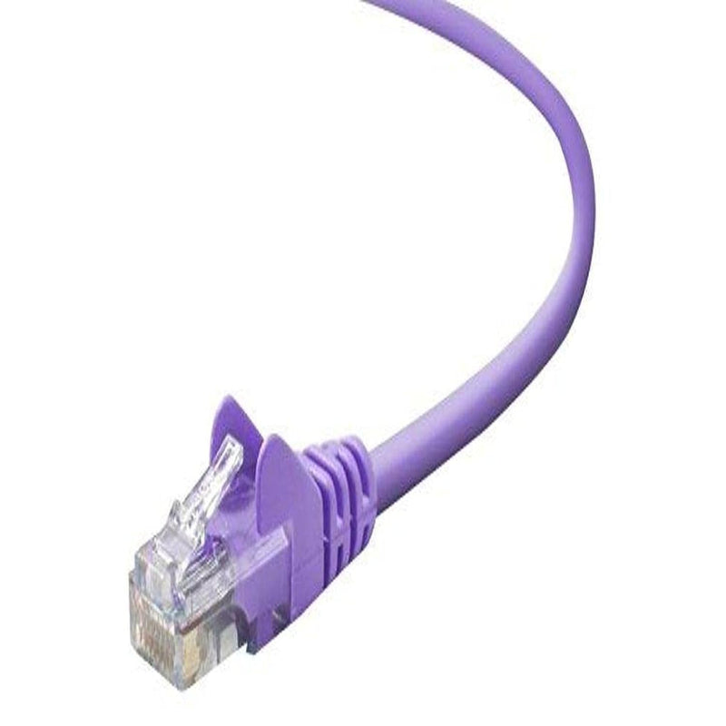 Belkin 25ft CAT5E Purple Patch Cord Snagless