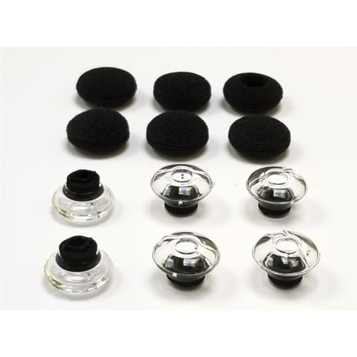6Pcs Large Sizes Eargels/Eartips For Plt Voyager Legend And Voyager Pro, Comfortable Soft Replacement Spare Kit With Foam Covers.