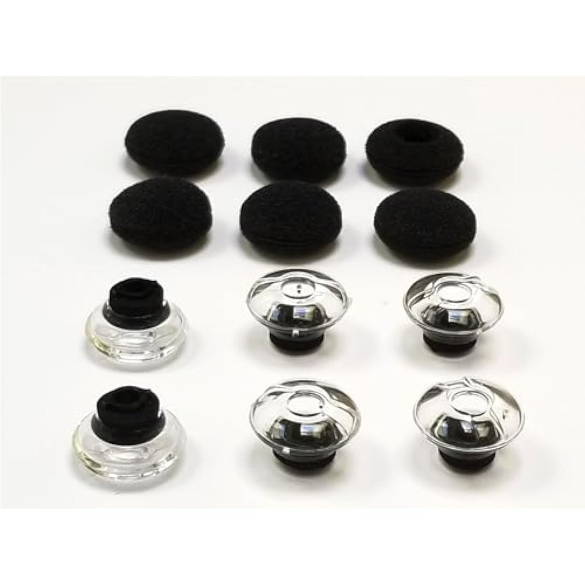 6Pcs Large Sizes Eargels/Eartips For Plt Voyager Legend And Voyager Pro, Comfortable Soft Replacement Spare Kit With Foam Covers.