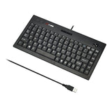 Mcsaite Wired Trackball Keypad - Keyboard And Roll Mouse Combo - 11.8X7.5X1.4 Inches - For Pc Laptop Notebook Desktop - Us English Layout - Black