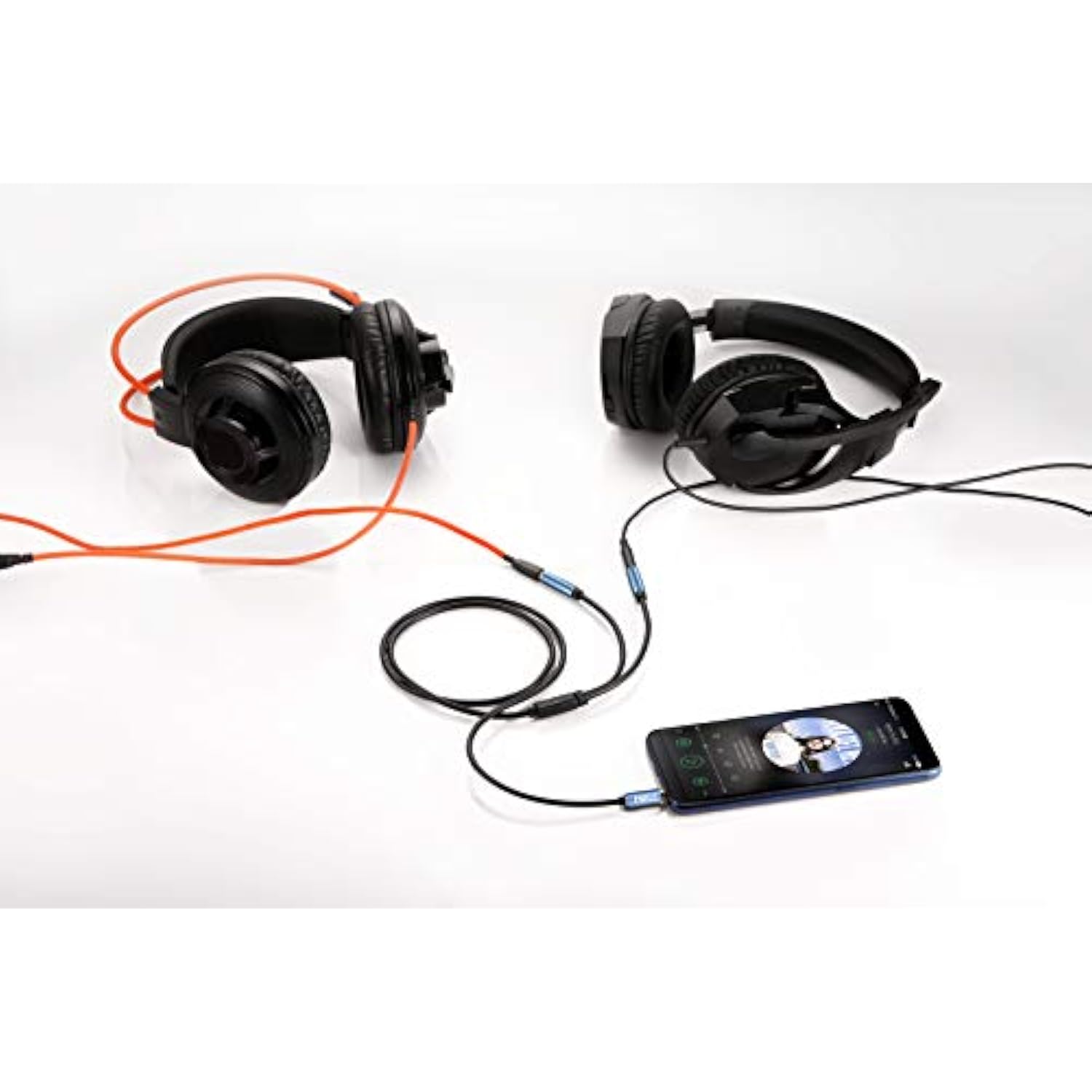 3.5Mm Trrs Stereo Splitter, 4-Pole, Male To Dual Female, 3Ft, 3.5Mm Jack Adapter, Compatible With Headsets, Microphones, Laptop, Smartphone, Xbox