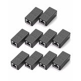 Rj45 Coupler Ethernet Extender Connector, In-Line Coupler Female To Female Eth