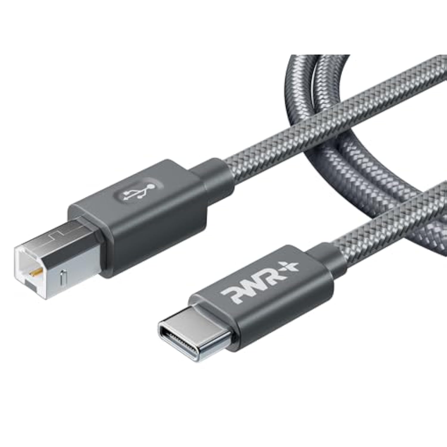 Type-C Printer MIDI Cable 10 Ft USB-C to USB B 2.0 High Speed for MacBook Pro HP Canon Brother Epson Xerox Samsung Lenovo Dell Acer Surface Yamaha Casio Digital Piano Keyboard Controller Audio Mixer