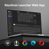 K1 Max Ultra-Slim Qmk/Via Bluetooth Wireless/Usb Wired Custom Mechanical Keyboard, 2.4 Ghz Hot Swappable Tkl Layout Rgb Backlight Ergonomic Keyboard With Low-Profile Gateron Brown Switch