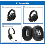 Breathable&Durable Earpads Cushion Replacement Compatible With Turtle Beach Stealth 600 700 Xbox Ps4 Headsets Ear Pads With Mesh Fabric And Memory Foam