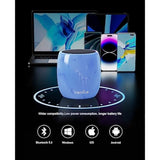 Small Bluetooth Speaker, Mini Speaker With Robust Bass And Stereo Sound, Wireless Speaker With Built-In Mic, Hands-Free Call, Portable Speaker For Hiking, Biking, Car Or Trip, Ideal Gift For Men,Women