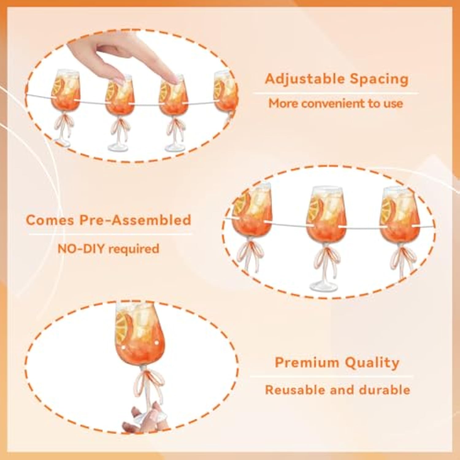 Aperol Spritz Garland, Spritz Birthday Banner, Spritz Bachelorette Party Decorations, Love At First Spritz Bachelorette Party Decorations