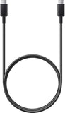 6FT USB C to USB C Fast Charging Cable 3A Black for Samsung Galaxy iPhone iPad