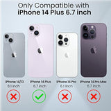 For Iphone 14 Plus Case, 14 Plus Case With Camera Cover & Kickstand, Built-In 360°Rotate Ring Stand Magnetic Magnet Protective Phone Case Cover For Iphone 14 Plus -Green