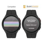 (3 Pack) Designed For Samsung Galaxy Watch 5 Pro (45Mm) Tempered Glass Screen Protector, 0.33Mm, Anti Scratch, Bubble Free