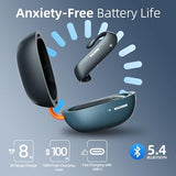 Wireless Earbuds,Bluetooth 5.4 100H Playtime Headphone with Mic,Stereo Sound,Easy Button Controls,Ultra-Comfort Snug Fit Sports Ear Buds for Sports