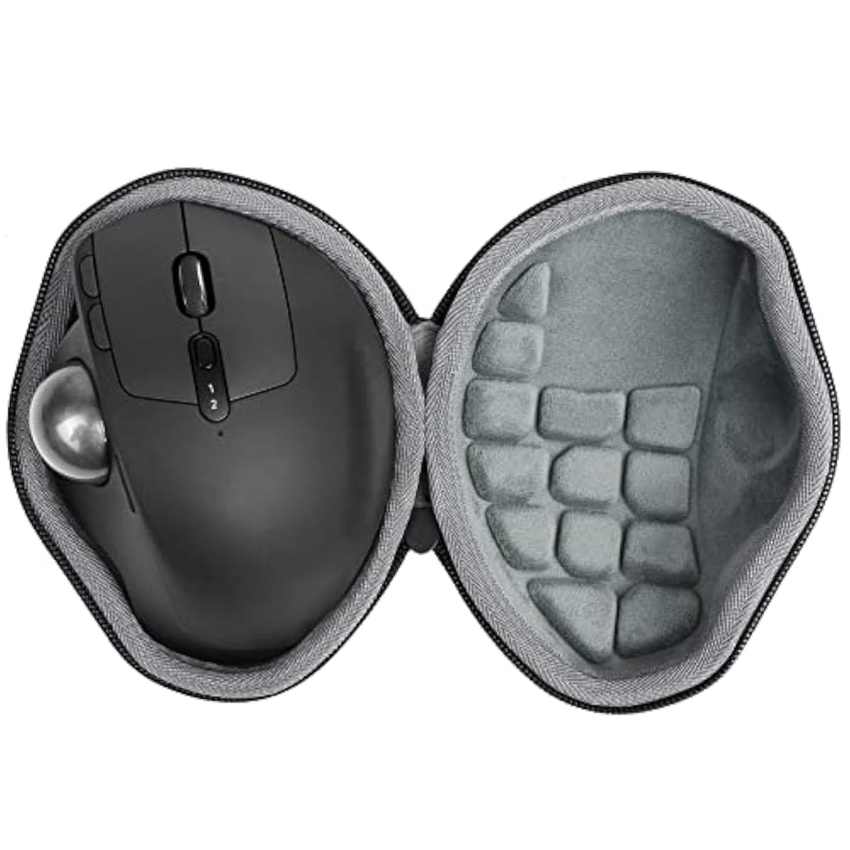 co2CREA Hard Case Replacement for Logitech MX Ergo S/MX Ergo Wireless Trackball Mouse (Black Case)
