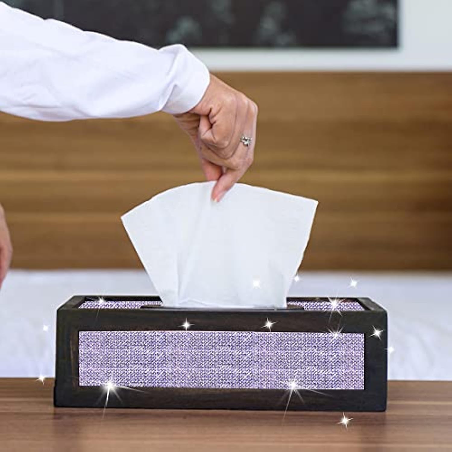 6 Rolls Self Adhesive Dream Purple Crystal Rhinestone Strips Diamond R