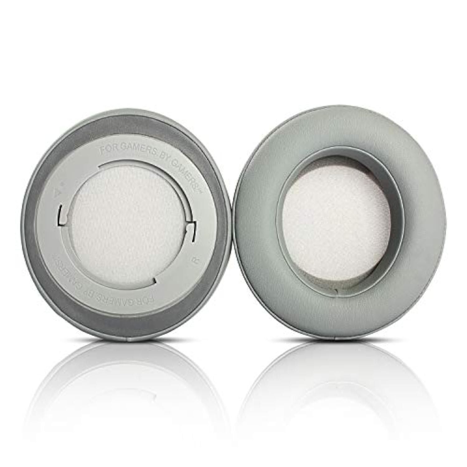 Replacement Earpads Cushion Cups Compatible With Razer Kraken Pro V2 7.1 Chroma V2 Gaming Headset Pillow Foam (Grey)