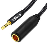 1/4 To 3.5Mm Adapter, 1/4" Female To 1/8" Male Stereo Audio Adapter For Headphone, Amplifiers, Guitar, Amp Etc. - 1Ft/30Cm