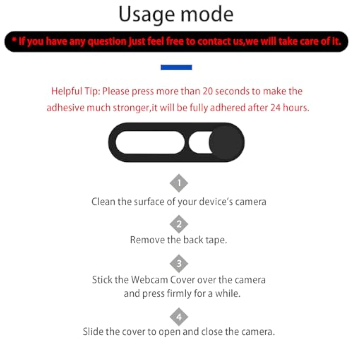 2-Pack Privacy Covers for iPhone 15 Pro/Pro Max, Protects Camera & Face ID