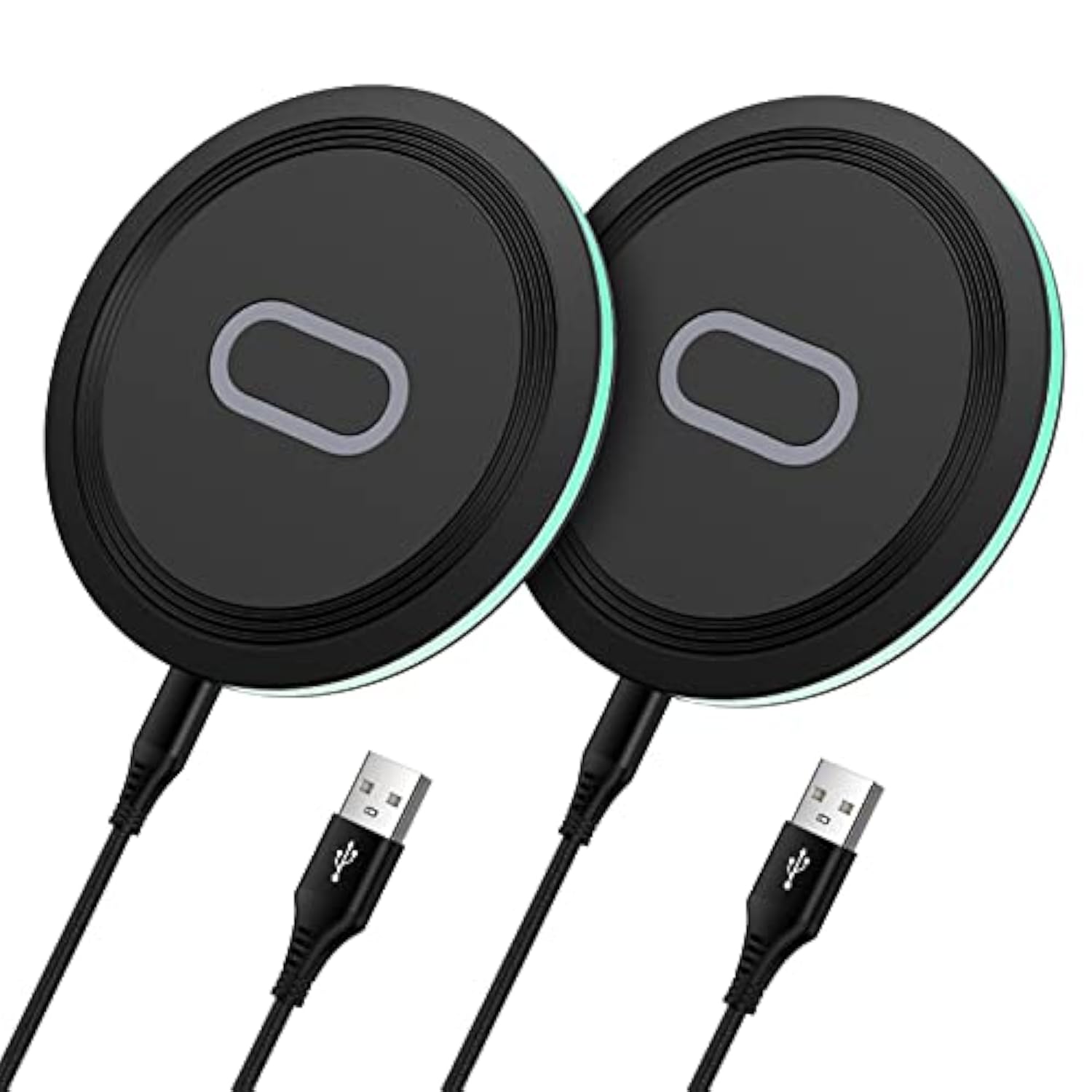 2Pack Samsung Galaxy S25+ S25 Plus Ultra Edge Wireless Charger 15W Fast Charging Pad For S24 S23 S22 S21 S20 Ultra 5G Fe S10 S9 S8 S7 S6, Note 20 10 9 8, Google Pixel 9 Pro Xl Fold 8 7 6, Iphone 16 15