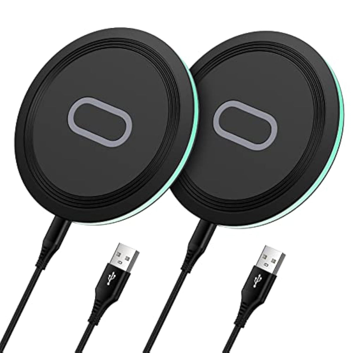 2Pack Samsung Galaxy S25+ S25 Plus Ultra Edge Wireless Charger 15W Fast Charging Pad For S24 S23 S22 S21 S20 Ultra 5G Fe S10 S9 S8 S7 S6, Note 20 10 9 8, Google Pixel 9 Pro Xl Fold 8 7 6, Iphone 16 15