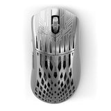 PWNAGE Stormbreaker Max CF Carbon Fiber Wireless Gaming Mouse 8kHz - 45grams Ultralight Esports Pro Gamer Flawless Xero Custom PAW3950 Optical Sensor 36,000 DPI - 8000Hz - Large Ergo -Platinum