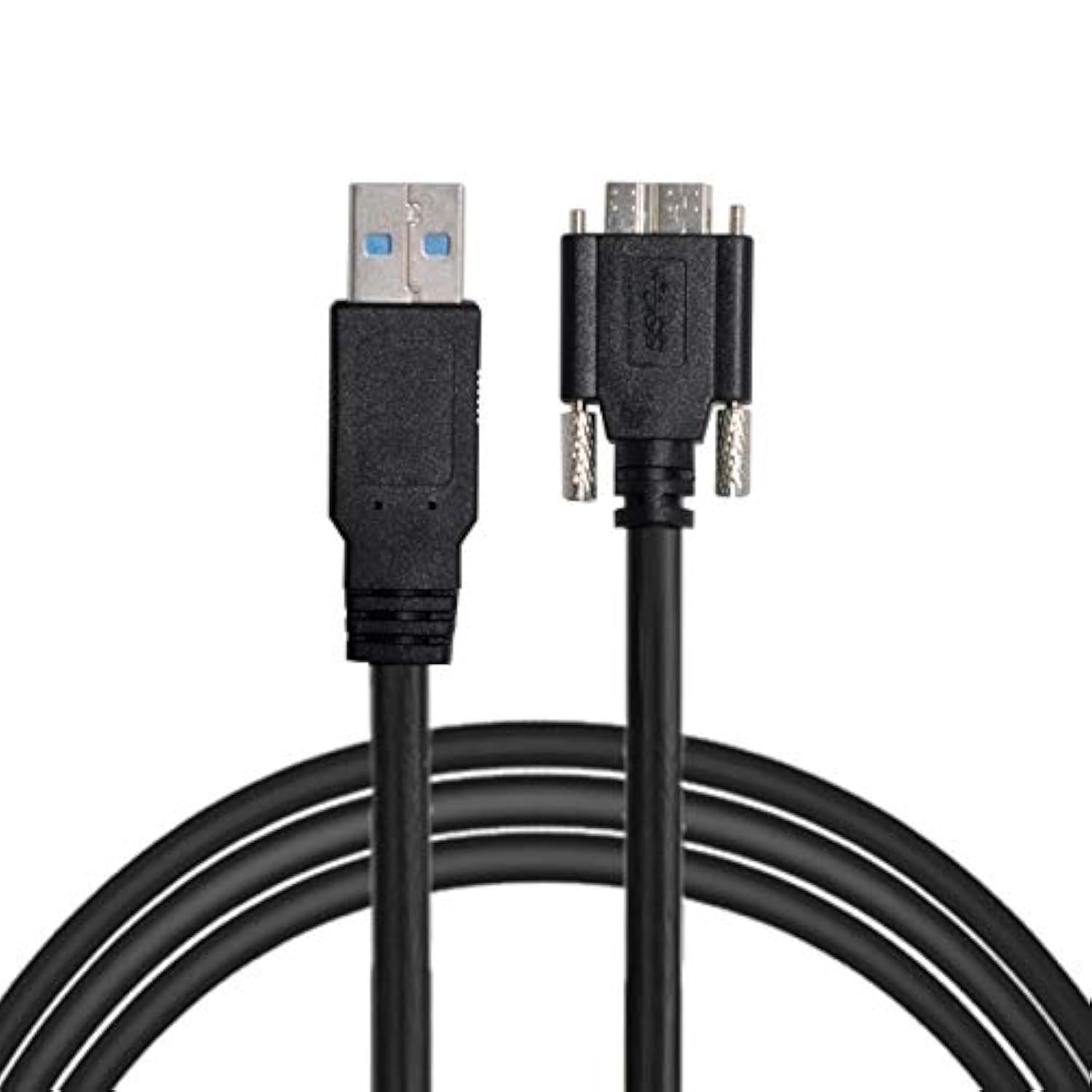 15Ft 5M Usb 3.0 A Type Cable Male To Micro Usb 3.0 B Male With Mount Panel Screws For Camera Disk